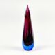 Vase Sommerso en verre de Murano du milieu du siècle par Flavio Poli pour Seguso, Murano, Italie, années 1960