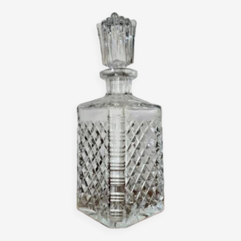 Vintage Diamond Whiskey Decanter