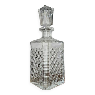 Vintage Diamond Whiskey Decanter