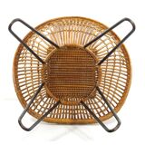 Noordwolde, Dirk van Sliedrecht vintage fifties design rattan chair