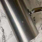 Dutch Raak brushed aluminum wall light