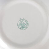 Assiette calotte MDL blanche, Made in france. French vintage