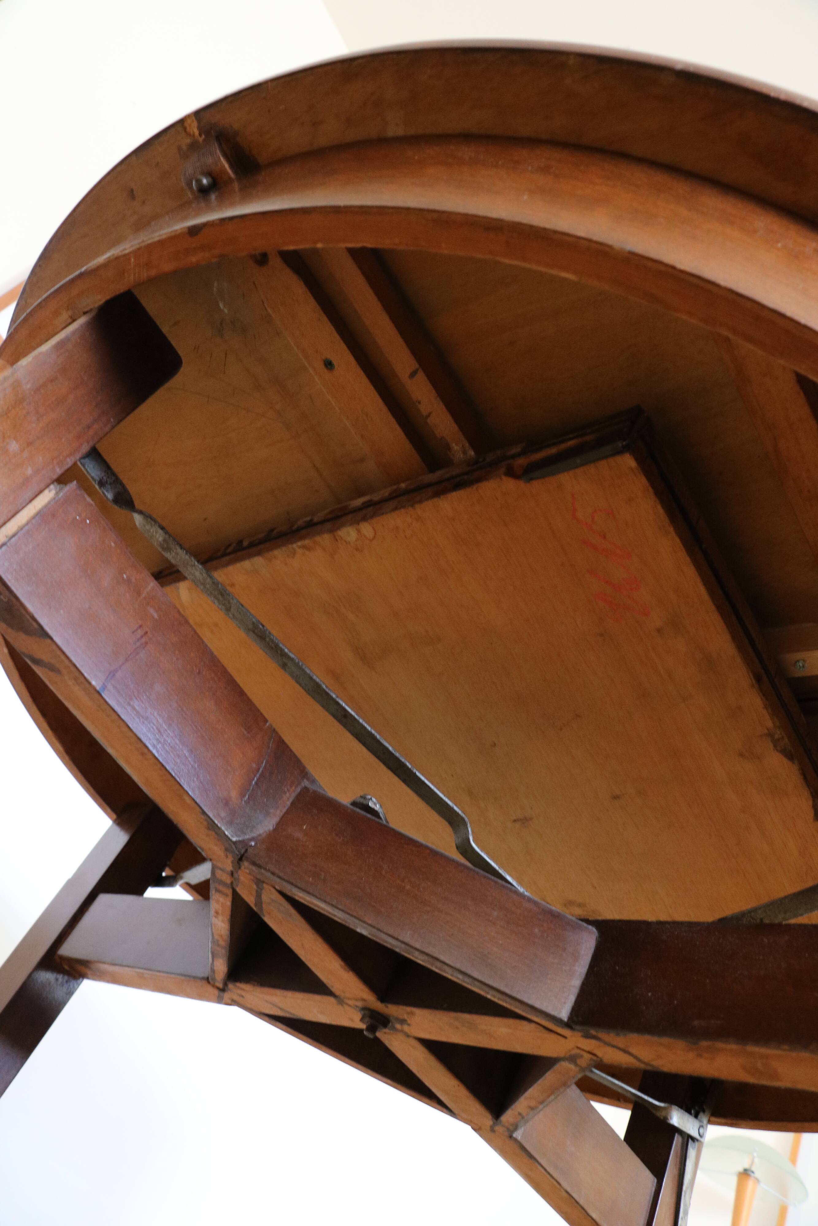 Extendable round table butterfly system 1950