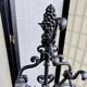 Art Nouveau coat rack in cast iron, circa 1900