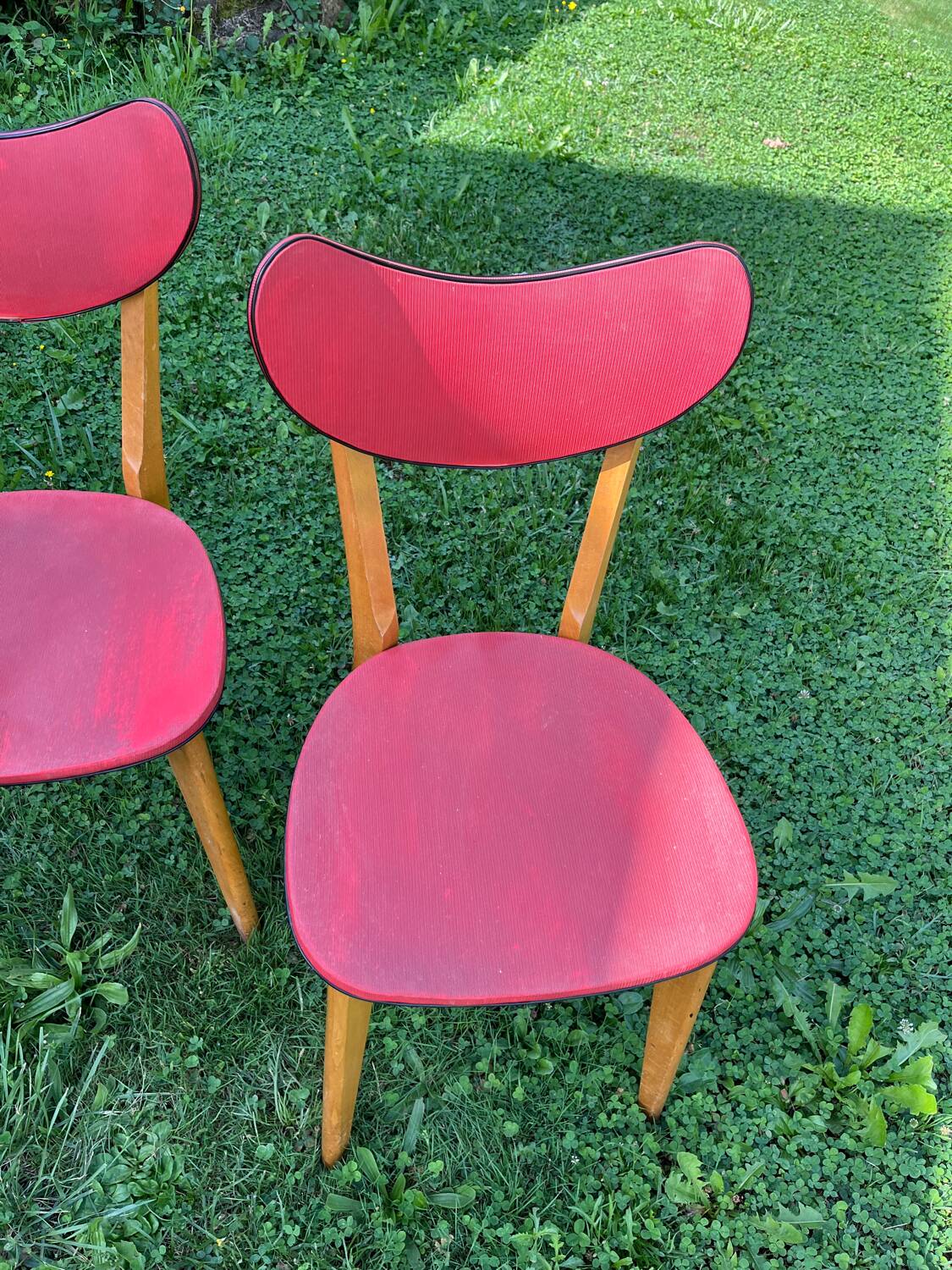 Série de 4 chaises vintage