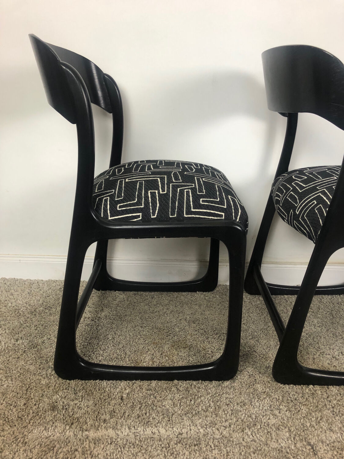 2 Baumann Sleigh Chairs