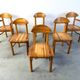 Set of 6 Scandinavian solid pine wood dining chairs by Rainer Daumiller for Hirtshals Savvaerk