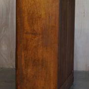 Victorian commode in flame wood with four drawers