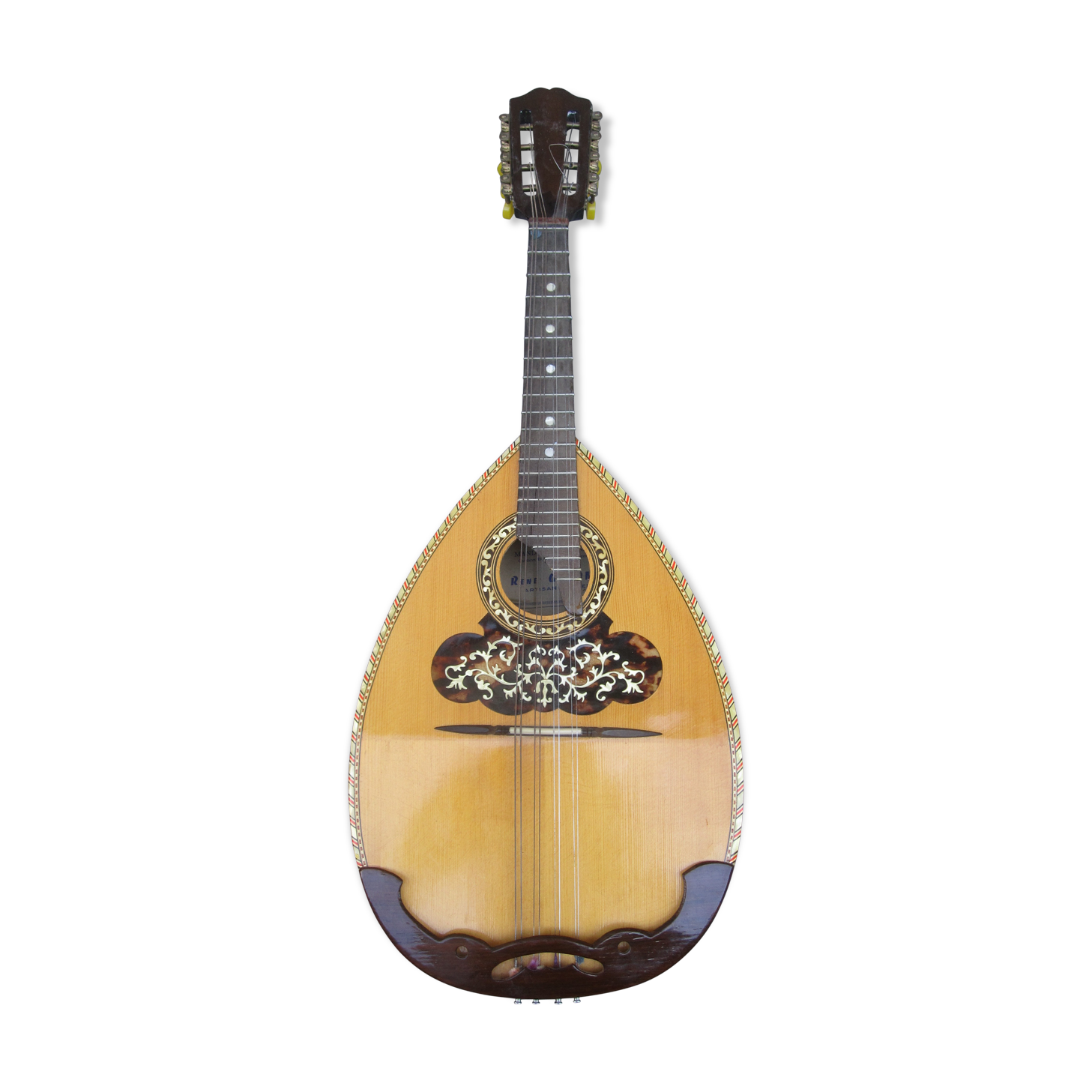 Mandolin luthier René Gérôme Mirecourt