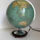 Vintage terrestrial globe 1965 German glass Columbus duo - 34 cm