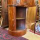 Antique Biedermeier Demi-Lune Mahogany Cabinet 1820