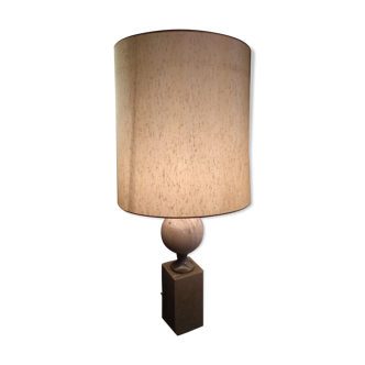 1970 travertine lamp