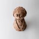 Vintage terracotta ceramic sculpture from the 1960s.