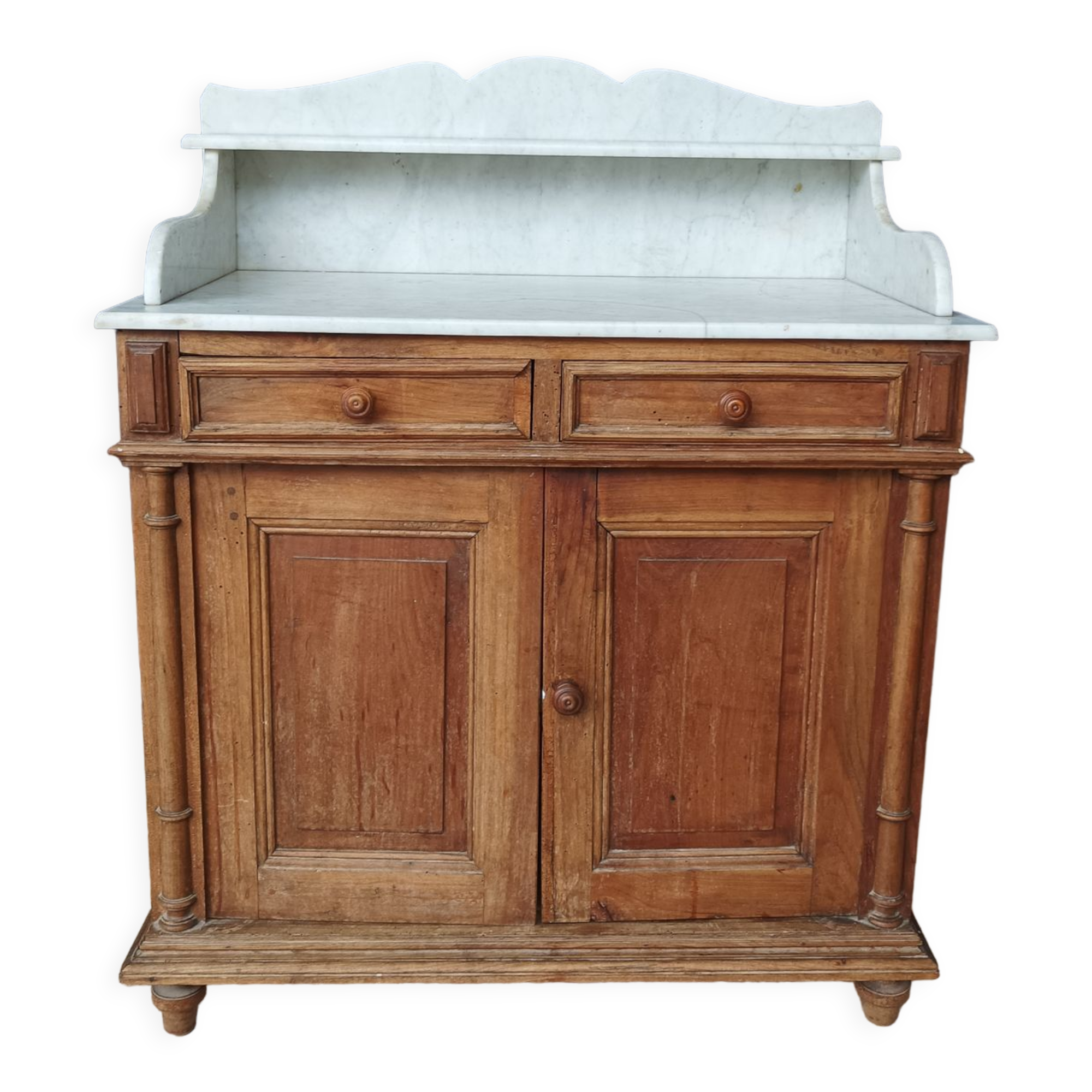 Vintage walnut vanity