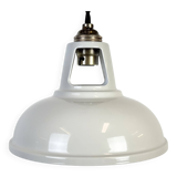 Vintage Industrial Beige Painted Ceiling Lamp, 2000s