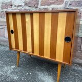 Small piece of furniture extra feet compass vintage design 1960