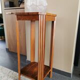 High art deco walnut selette