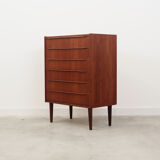 Teak chest of drawers, Danish design, 60's, production: Denmark