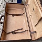 vintage leather suitcase