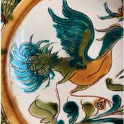 Magnificent Large Decorative Hungarian Plate (Szabó Kinga, Budapest)
