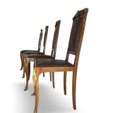 Italian art deco dining chairs 1920s