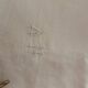 Linen tablecloth hand embroidery monogram an