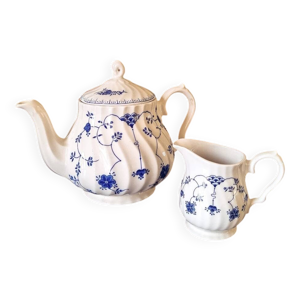 Théière et pot à lait