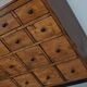 Large German Pine Industrial Apothecary / Shop Cabinet, 1950s
