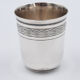 Timbale Christofle in silver metal model villeroy