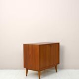 1960s teak cabinet with hinged doors