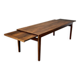 Scandinavian design rosewood coffee table 1950.