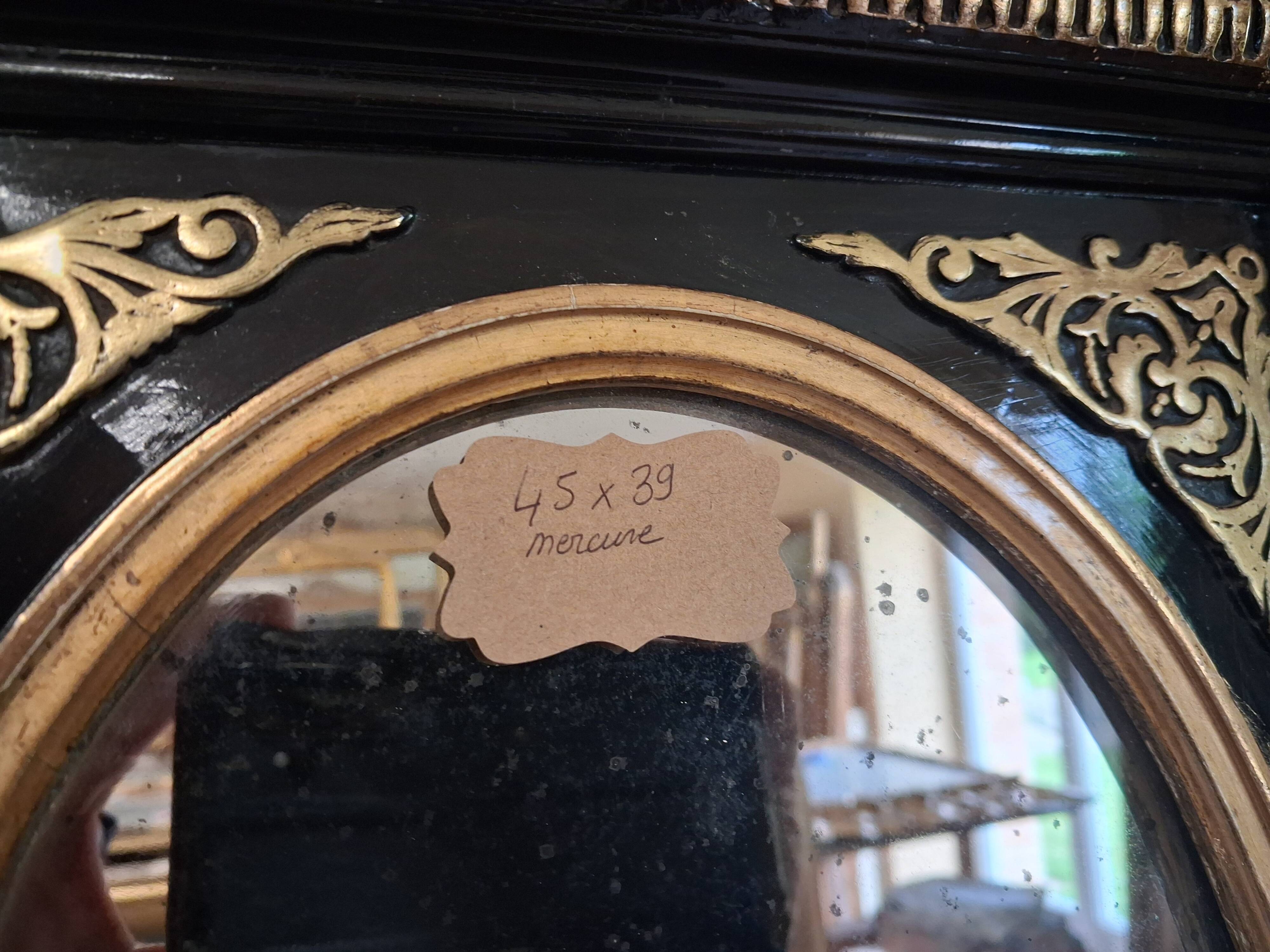 Mirror from the Napoléon III era 45 x 39