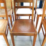 8 vintage bistro chairs Luterma Vibo Vesoul design René Gabriel year