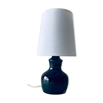 Blue ceramic lamp