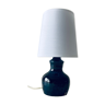 Blue ceramic lamp