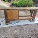 Old carpenter's workbench — industrial/rustic style