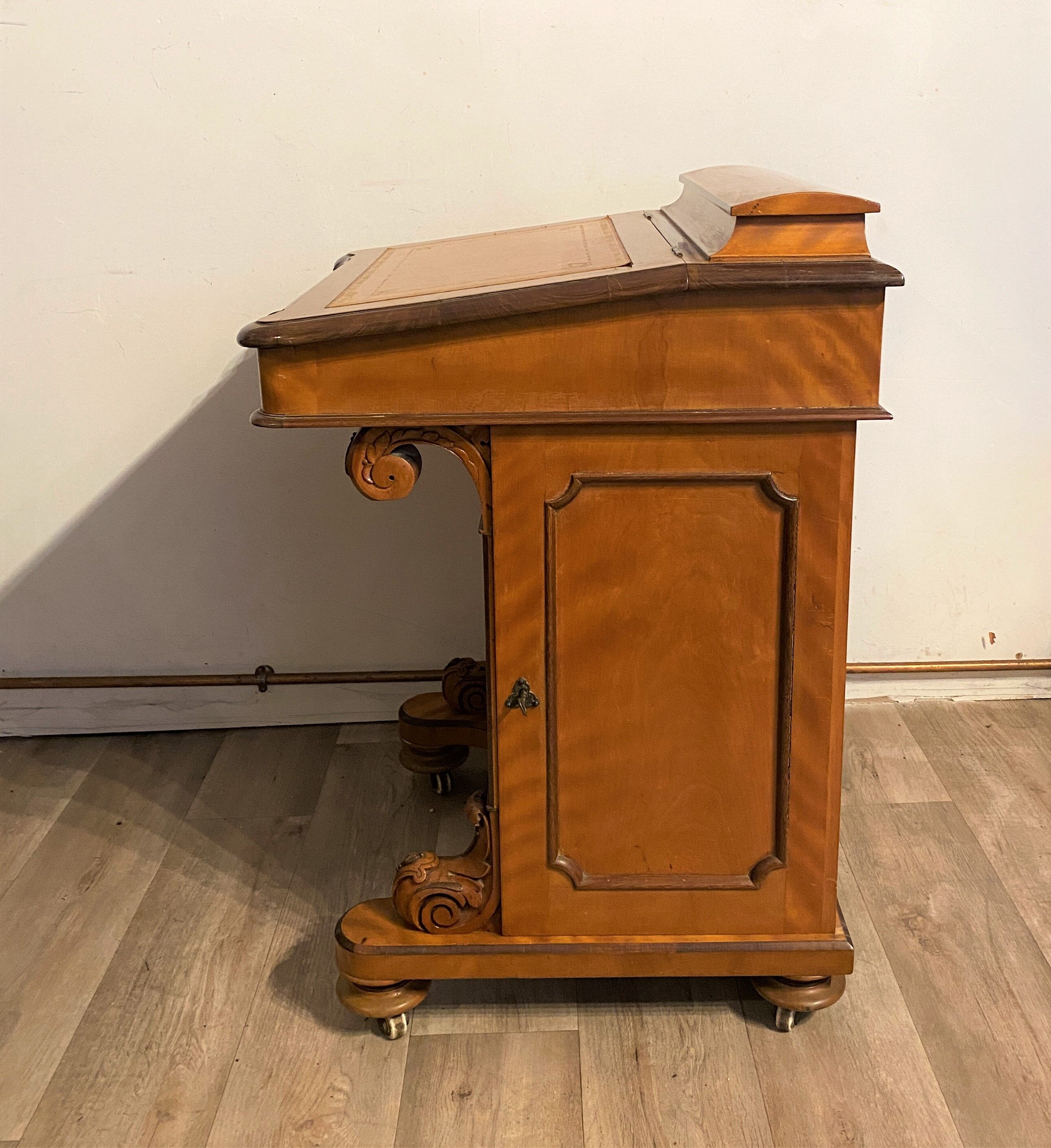 Bureau Davenport Anglais XIXème siècle