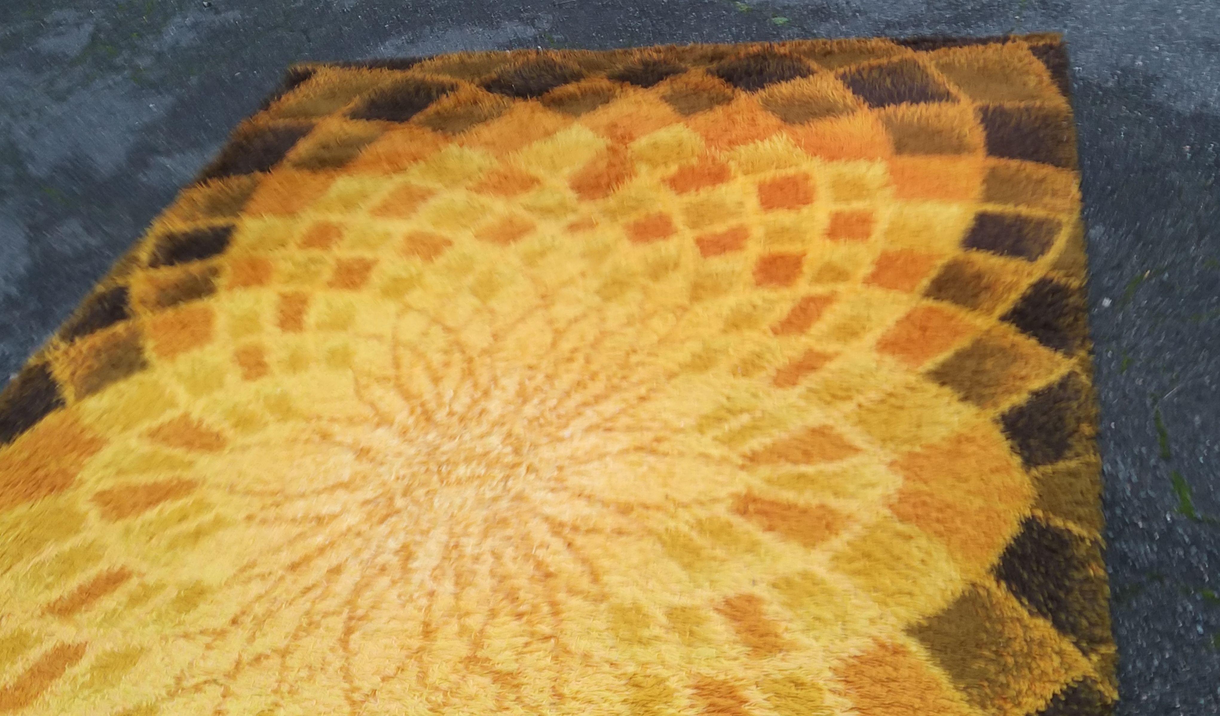 Vintage pure wool carpet Desso, 70s