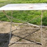 Old small outdoor table