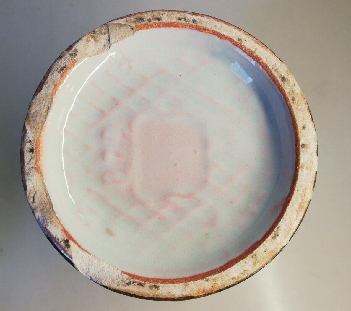 Ceramic vase floral decoration