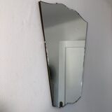 Large beveled mirror 73x55cm vintage 1940