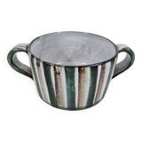 large bowl with two handles (25 cm) by Robert Picault in Vaullauris
