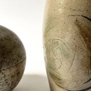Vase en céramique émaillée fait main