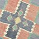 5x8 Vintage Samon Pink & Light Grey Vintage Oushak Area Rug, 161x255 cm