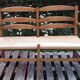 Wood and straw Picard bench
