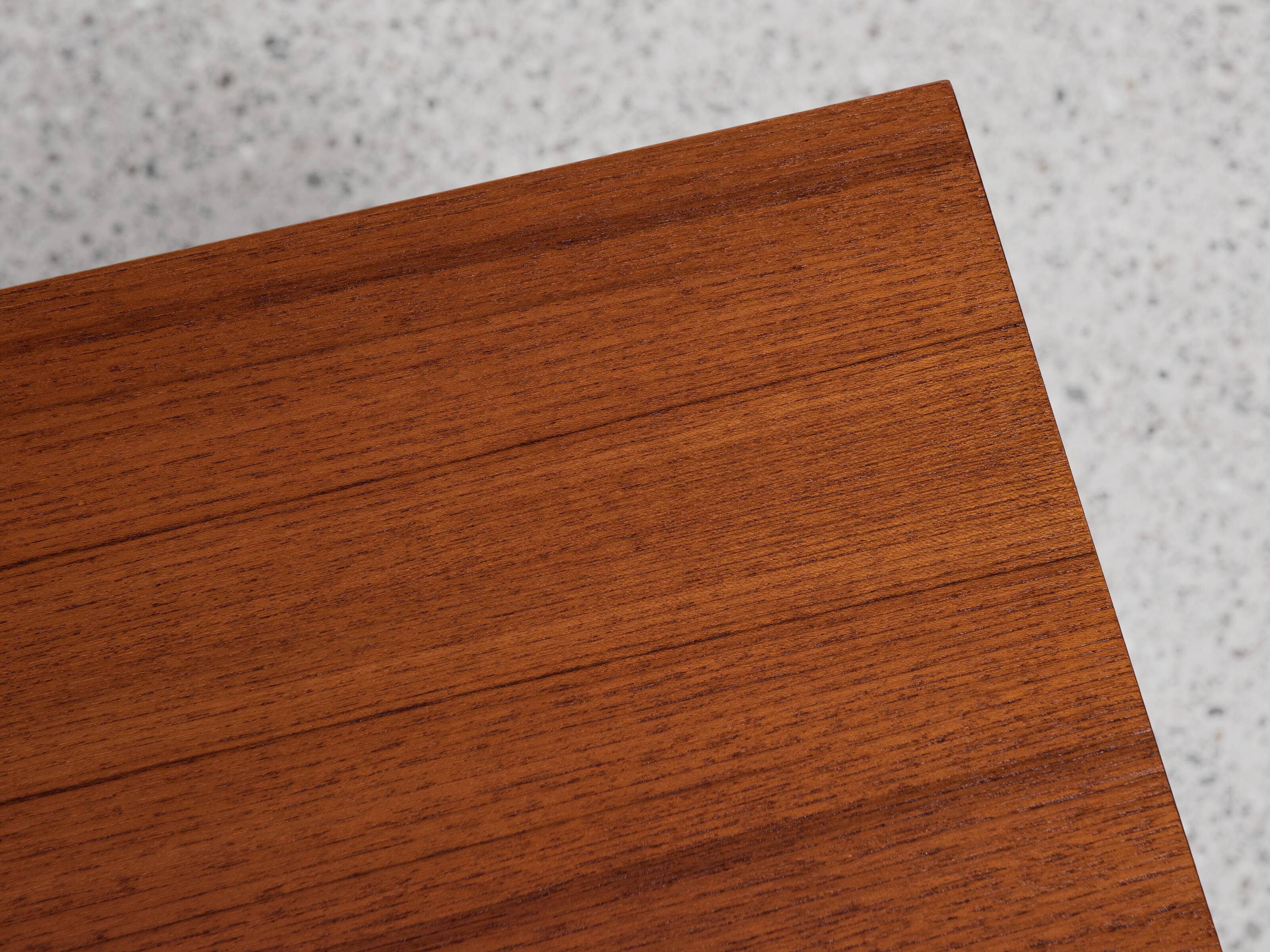 Small Danish sideboard in teak by Hundevad 1960s - 108 cm