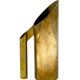 Hollywood regency brass jug / vase, Kaleb Italy 1970s