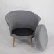 Dorso lounge chair designed by GamFratesi for HAY, published in Denmark.