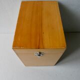 Light wooden box, 60s