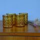 Set of 4 Pernod amber glasses